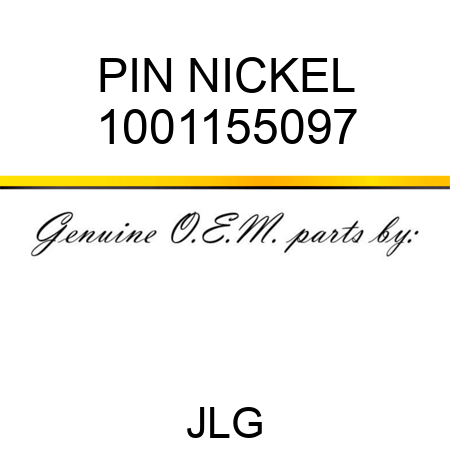 PIN NICKEL 1001155097