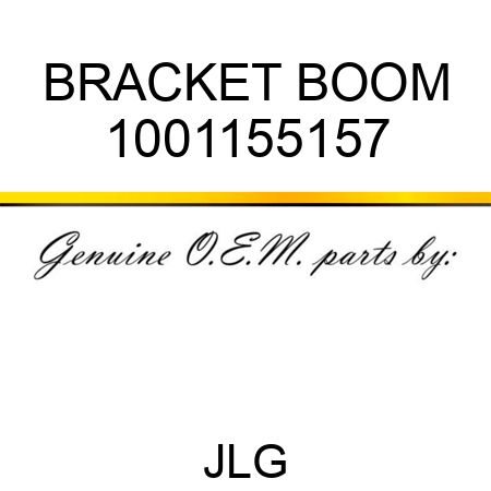BRACKET BOOM 1001155157