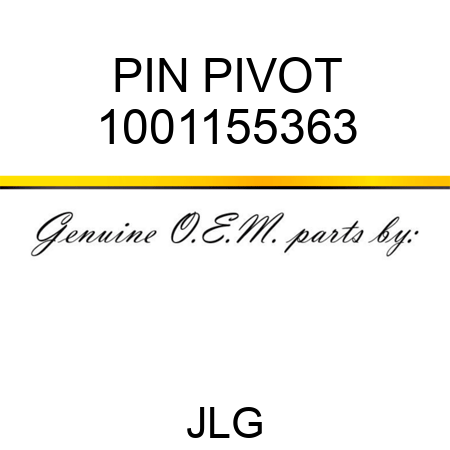 PIN PIVOT 1001155363
