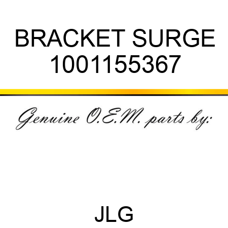 BRACKET SURGE 1001155367