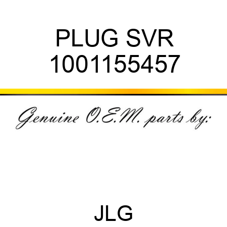 PLUG SVR 1001155457