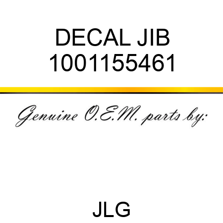 DECAL JIB 1001155461