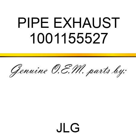 PIPE EXHAUST 1001155527