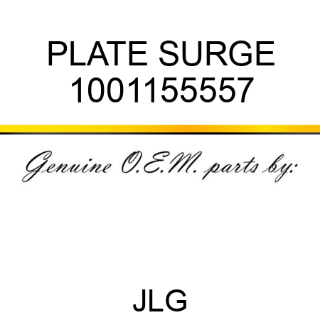 PLATE SURGE 1001155557