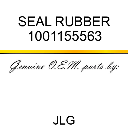 SEAL RUBBER 1001155563