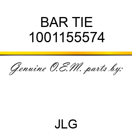 BAR TIE 1001155574