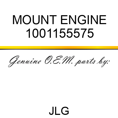 MOUNT ENGINE 1001155575