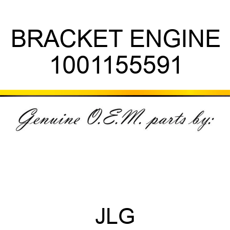 BRACKET ENGINE 1001155591