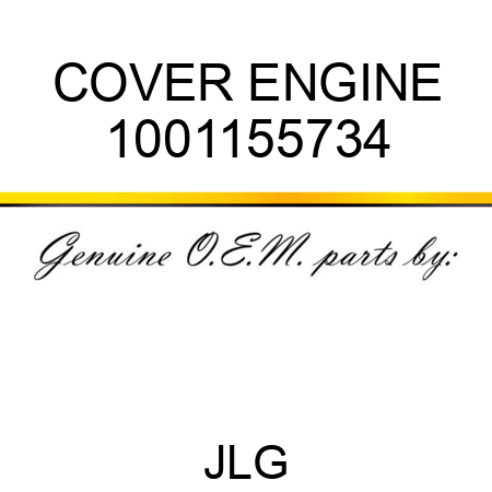 COVER ENGINE 1001155734