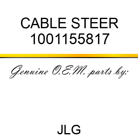 CABLE STEER 1001155817