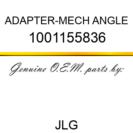 ADAPTER-MECH ANGLE 1001155836
