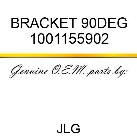BRACKET 90DEG 1001155902
