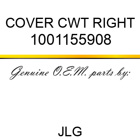 COVER CWT RIGHT 1001155908