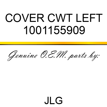 COVER CWT LEFT 1001155909