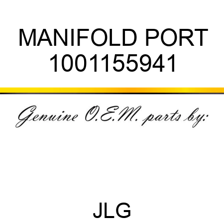 MANIFOLD PORT 1001155941