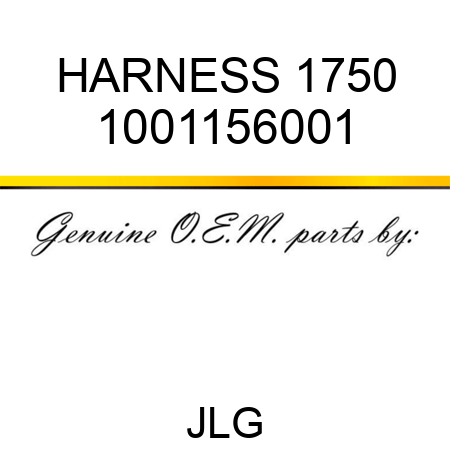 HARNESS 1750 1001156001