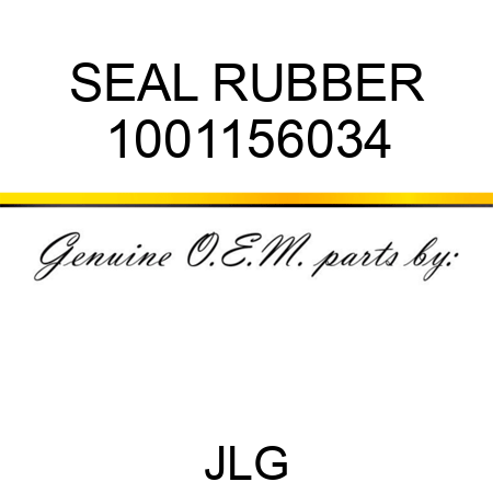 SEAL RUBBER 1001156034