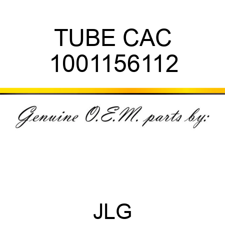 TUBE CAC 1001156112