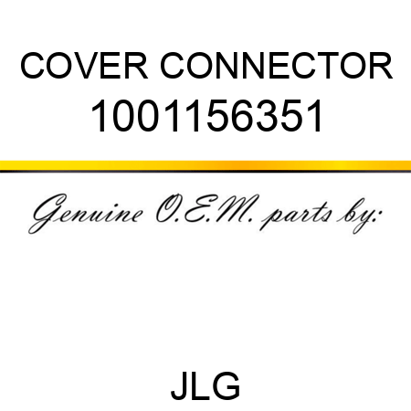 COVER CONNECTOR 1001156351