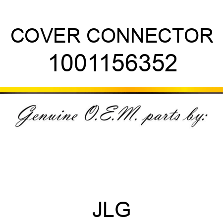 COVER CONNECTOR 1001156352