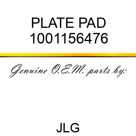 PLATE PAD 1001156476