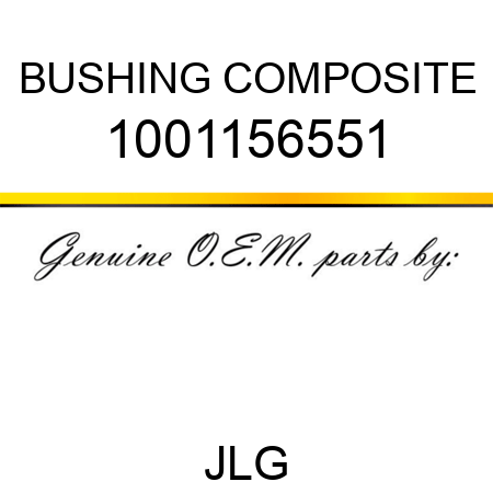 BUSHING COMPOSITE 1001156551