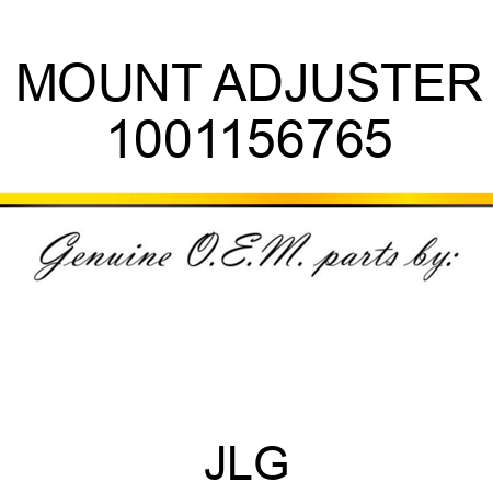 MOUNT ADJUSTER 1001156765