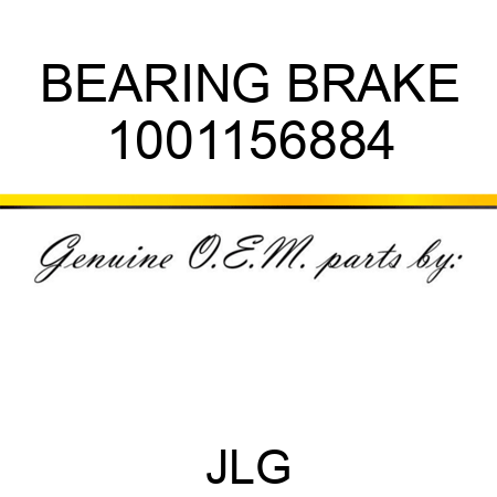 BEARING BRAKE 1001156884