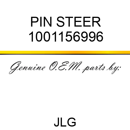 PIN STEER 1001156996
