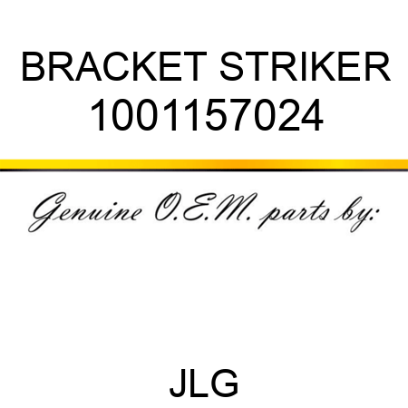 BRACKET STRIKER 1001157024