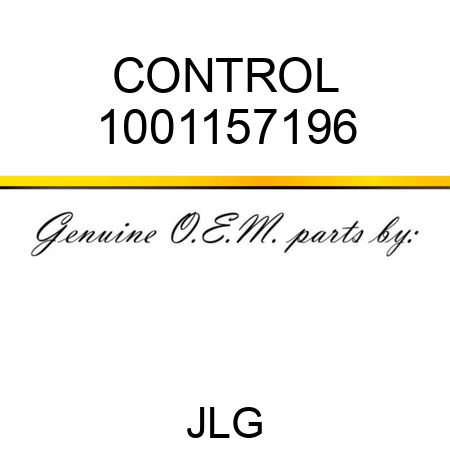 CONTROL 1001157196