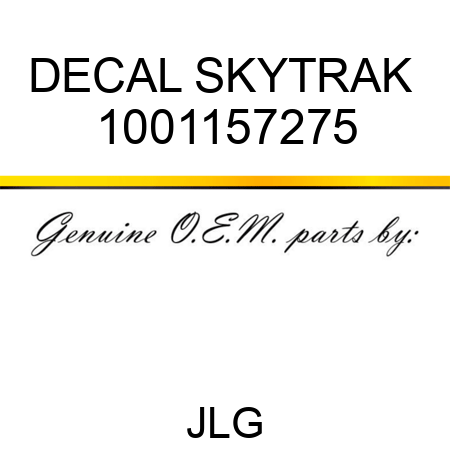 DECAL SKYTRAK  1001157275
