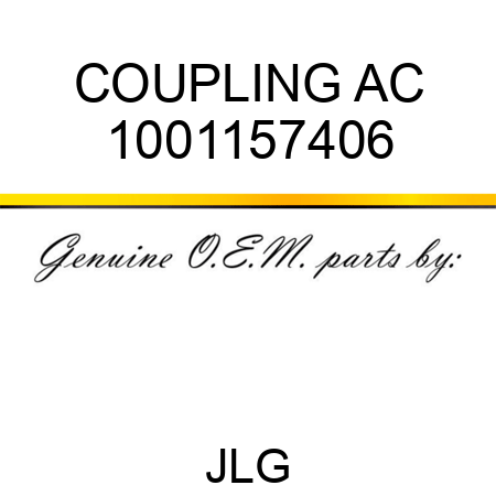 COUPLING AC 1001157406