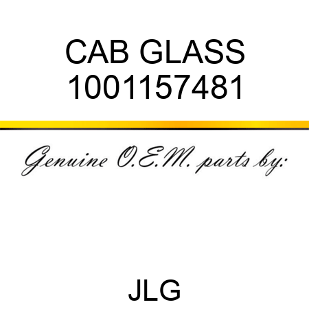 CAB GLASS 1001157481