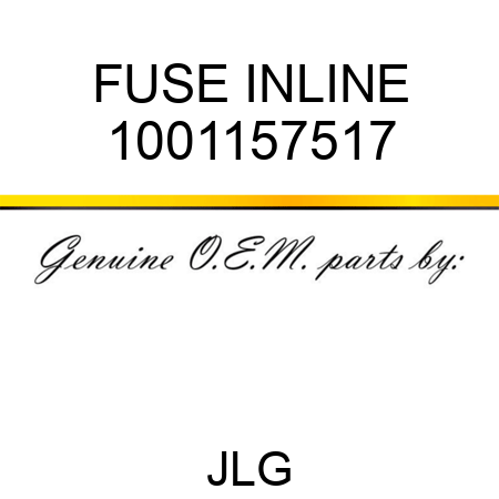 FUSE INLINE 1001157517