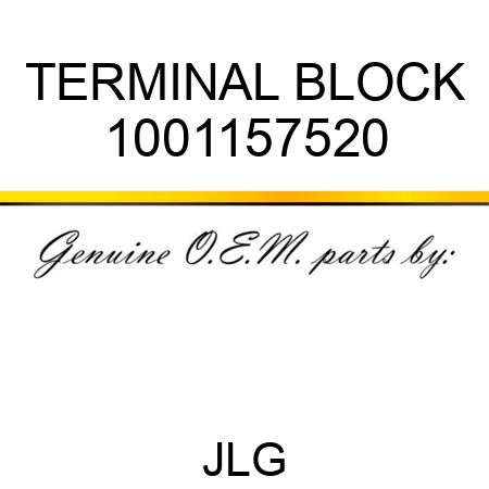 TERMINAL BLOCK 1001157520
