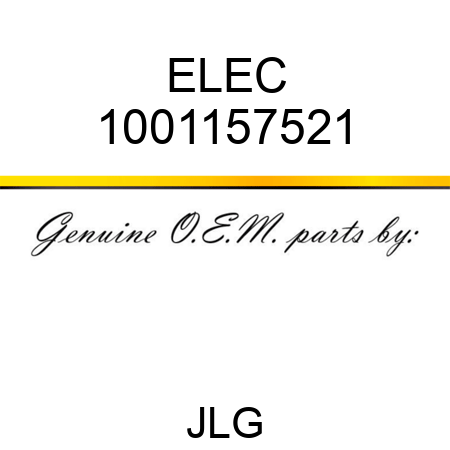 ELEC 1001157521
