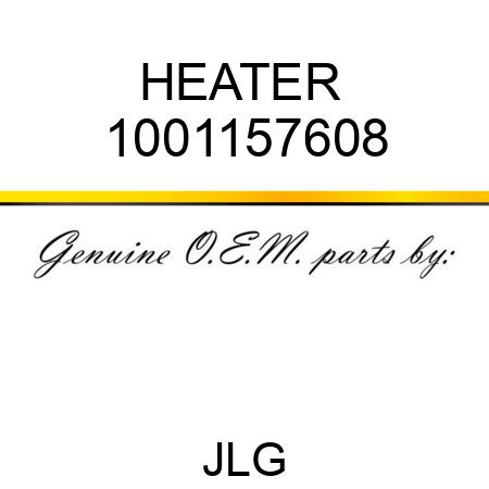 HEATER  1001157608