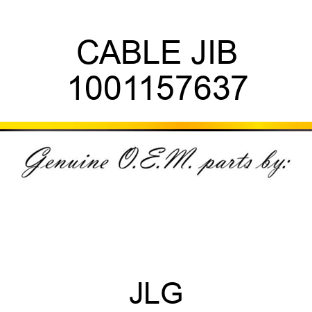 CABLE JIB 1001157637