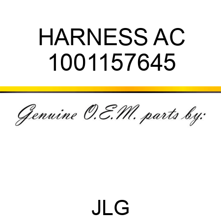 HARNESS AC 1001157645