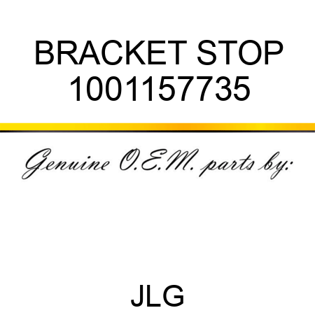 BRACKET STOP 1001157735