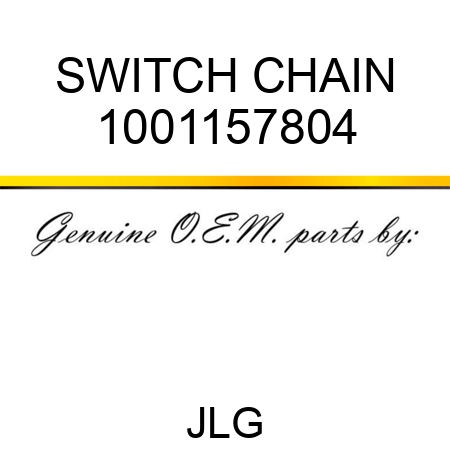 SWITCH CHAIN 1001157804