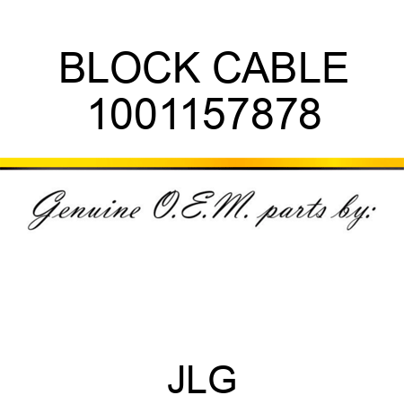 BLOCK CABLE 1001157878