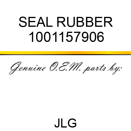 SEAL RUBBER 1001157906
