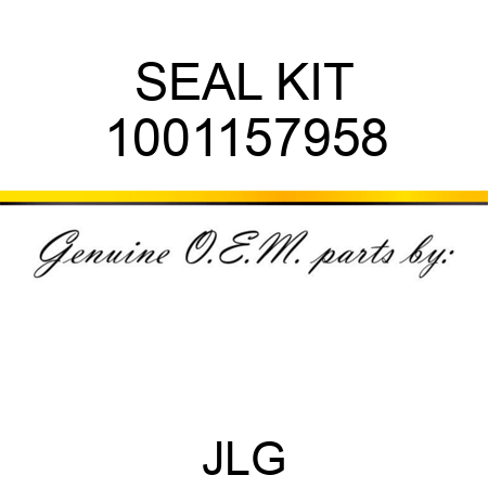 SEAL KIT 1001157958