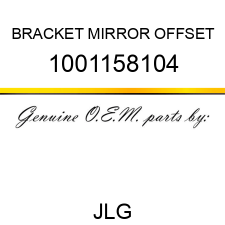 BRACKET MIRROR OFFSET 1001158104