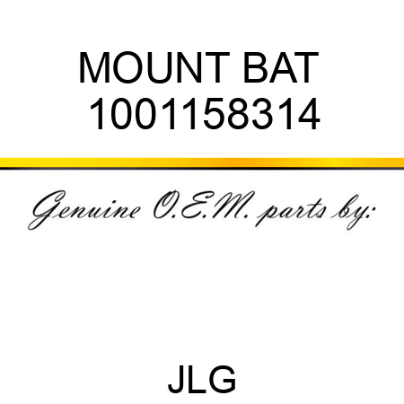 MOUNT BAT  1001158314