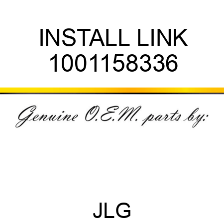INSTALL LINK 1001158336