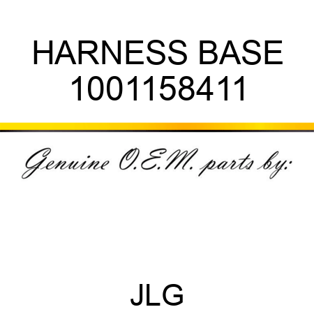 HARNESS BASE 1001158411