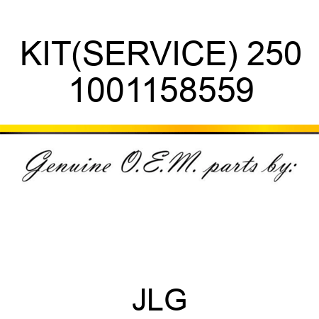 KIT(SERVICE) 250 1001158559
